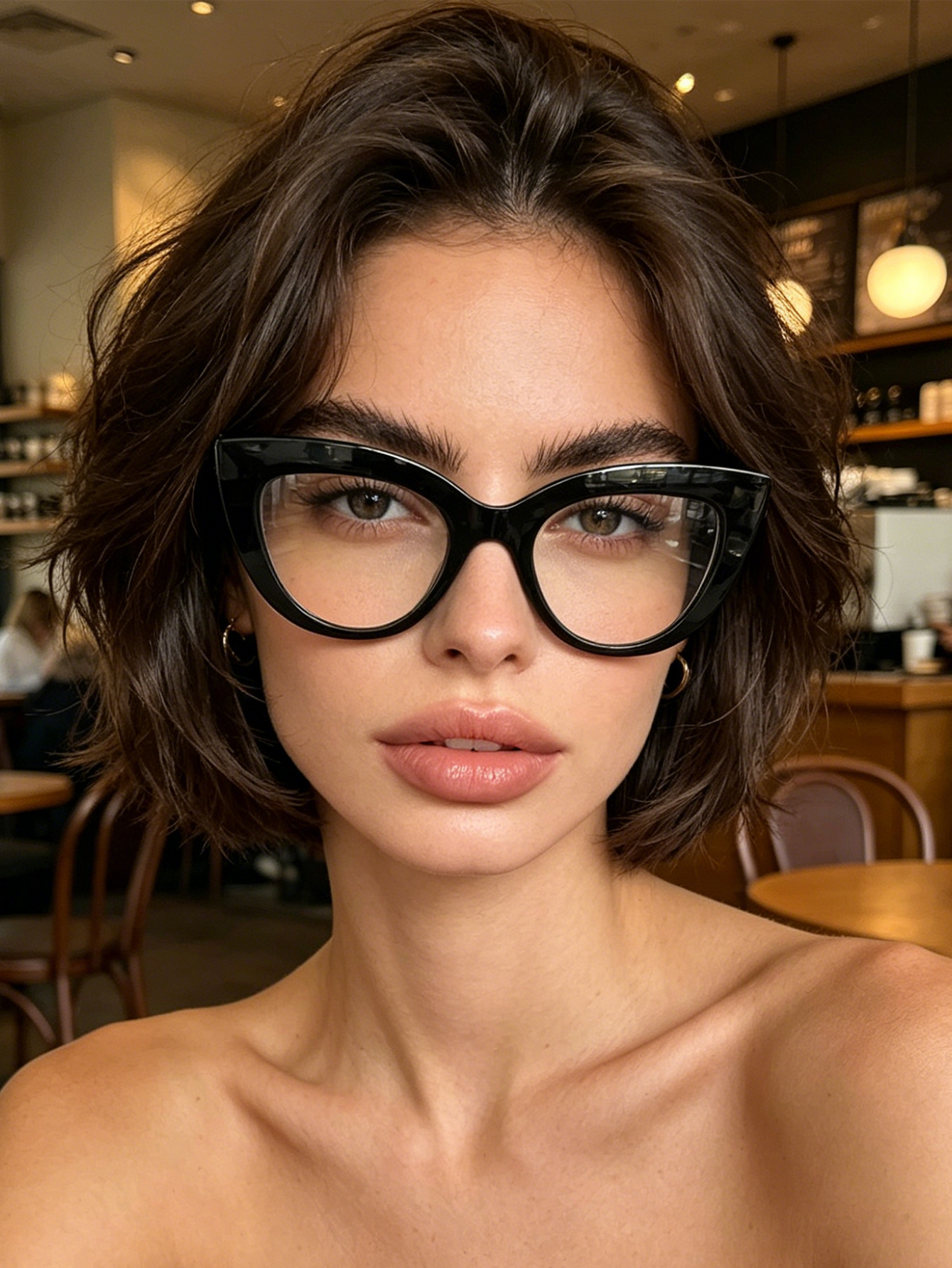 1pc retro black thick frame ca – Street Fashion China Girl Bewertung und Preis