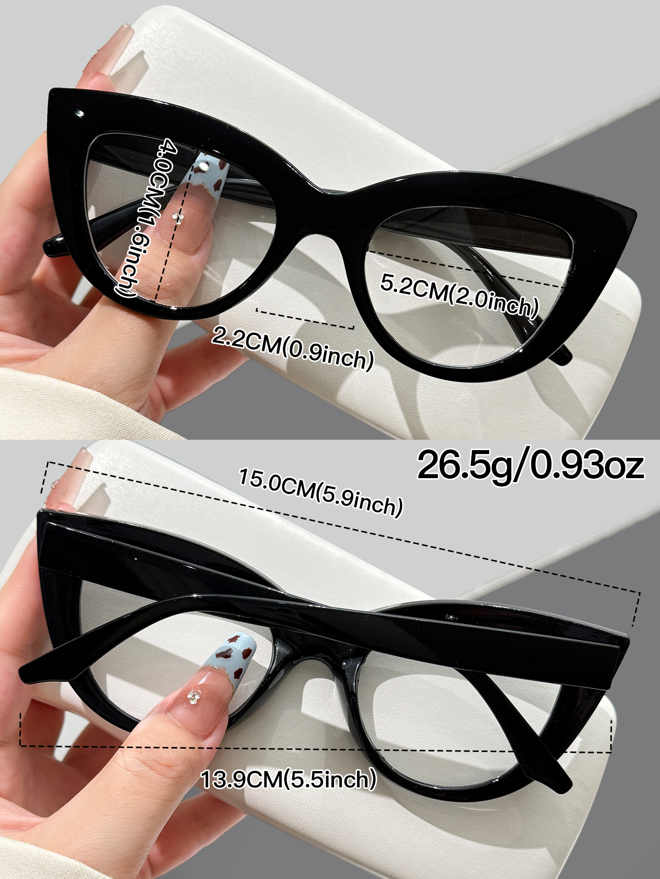 1pc retro black thick frame ca – Street Fashion China Girl Bewertung und Preis