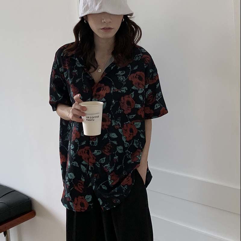 Shirts Women Retro Fashion Sum – Street Fashion Hong Kong Bewertung und Preis