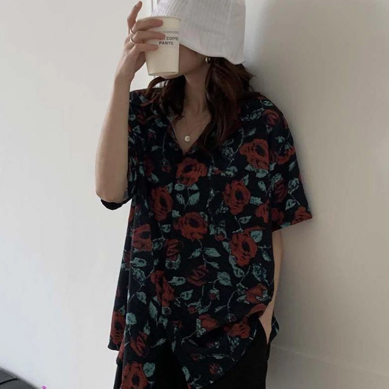 Shirts Women Retro Fashion Sum – Street Fashion Hong Kong Bewertung und Preis