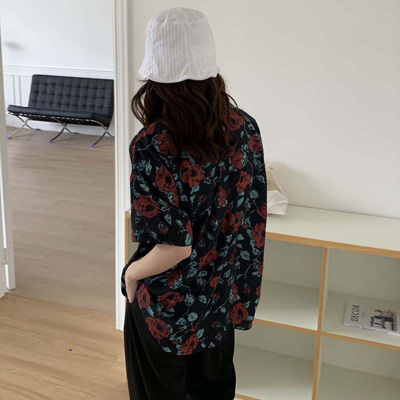Shirts Women Retro Fashion Sum – Street Fashion Hong Kong Bewertung und Preis
