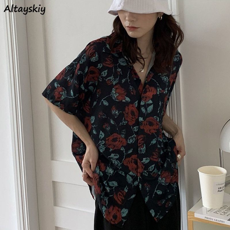 Shirts Women Retro Fashion Sum – Street Fashion Hong Kong Bewertung und Preis