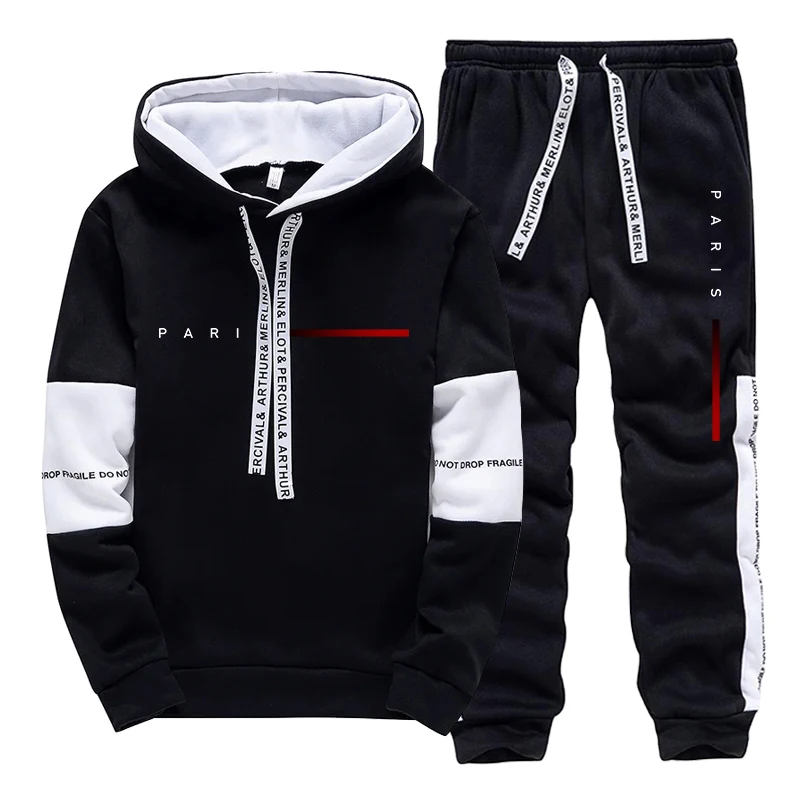 Men's Set Paris Fashion Hoodie – Street Fashion For Man Bewertung und Preis