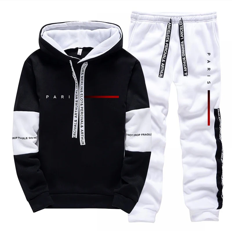 Men's Set Paris Fashion Hoodie – Street Fashion For Man Bewertung und Preis