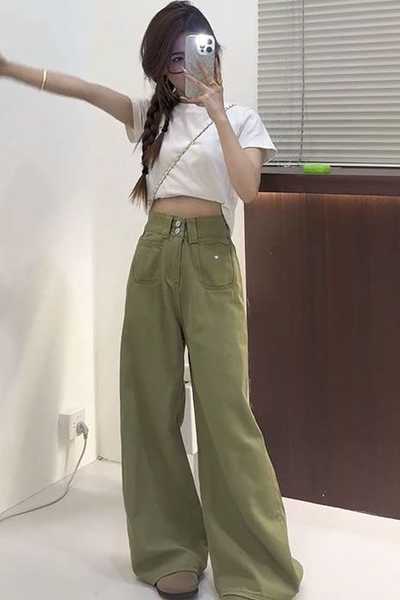 Girls Jeans Japanese Vintage C – Japanese Street Fashion Female Bewertung und Preis