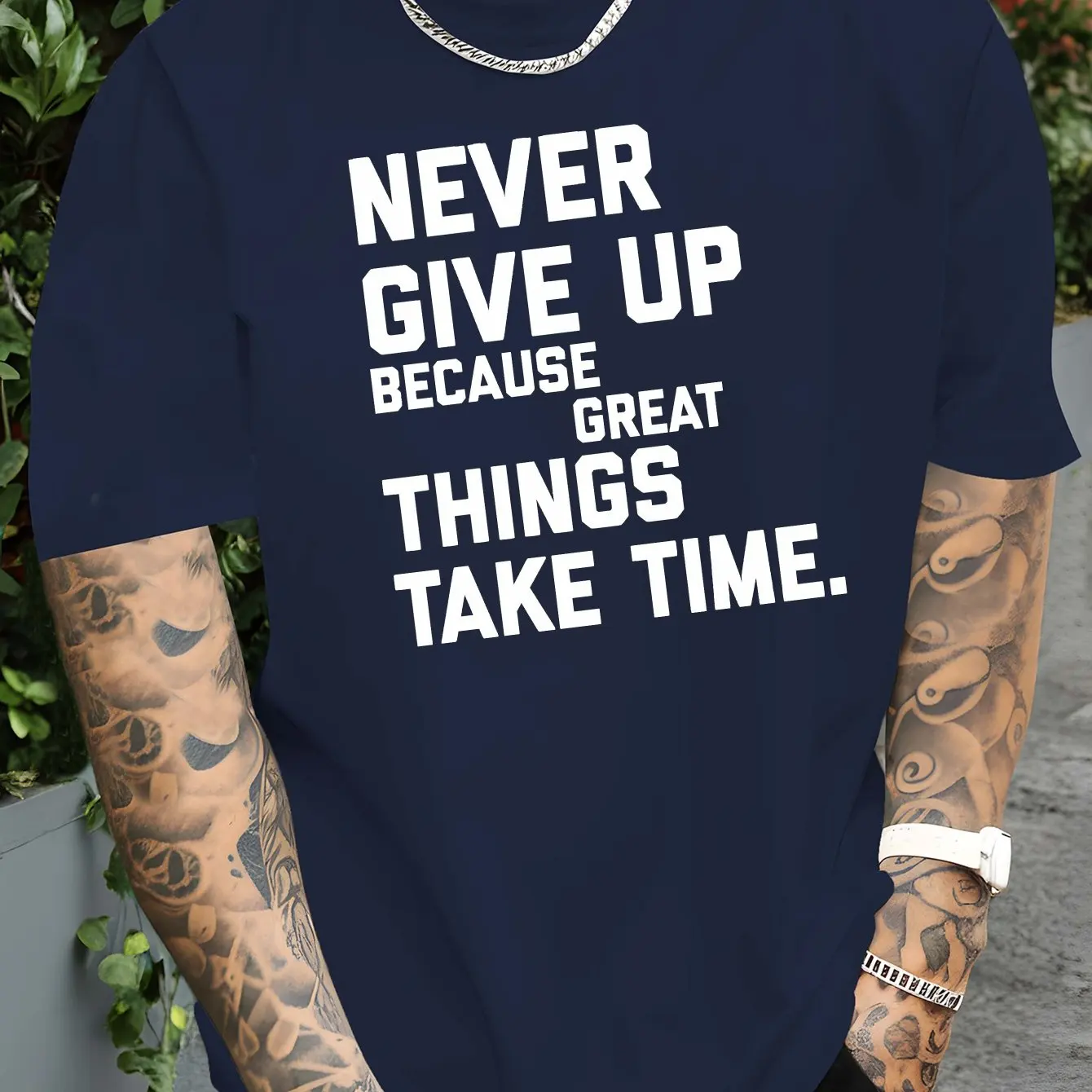 Korean Men Trend Tee Simple Bi – Street Fashion Quotes Bewertung und Preis