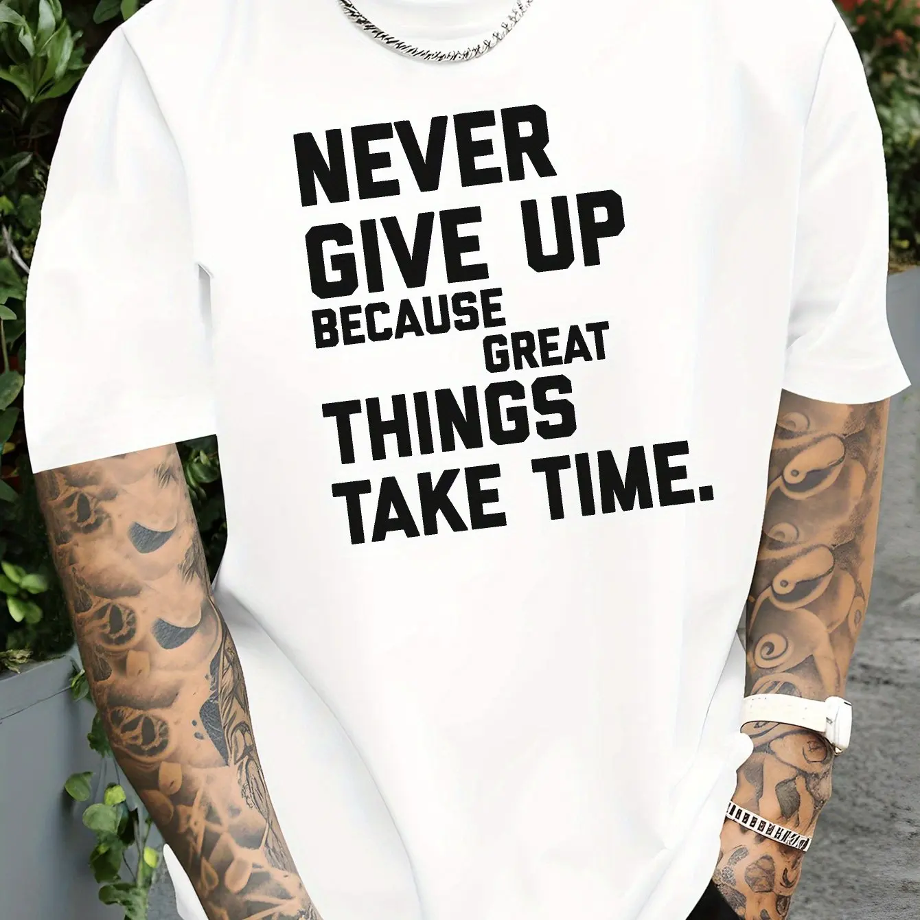 Korean Men Trend Tee Simple Bi – Street Fashion Quotes Bewertung und Preis