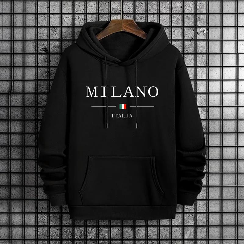 Italy Milan Fashion Men's Hood – Street Fashion In Milan Bewertung und Preis