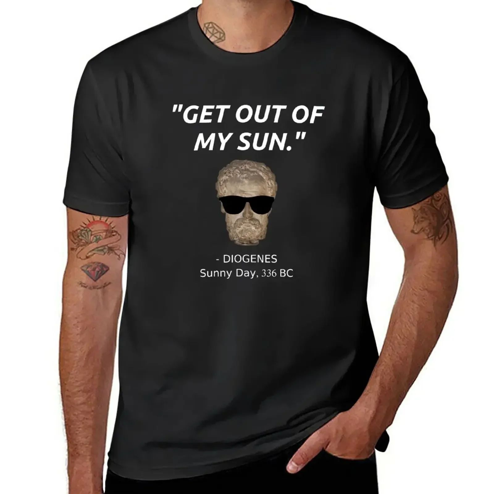 Funny Diogenes Quote T-shirt P – Street Fashion Quotes Bewertung und Preis
