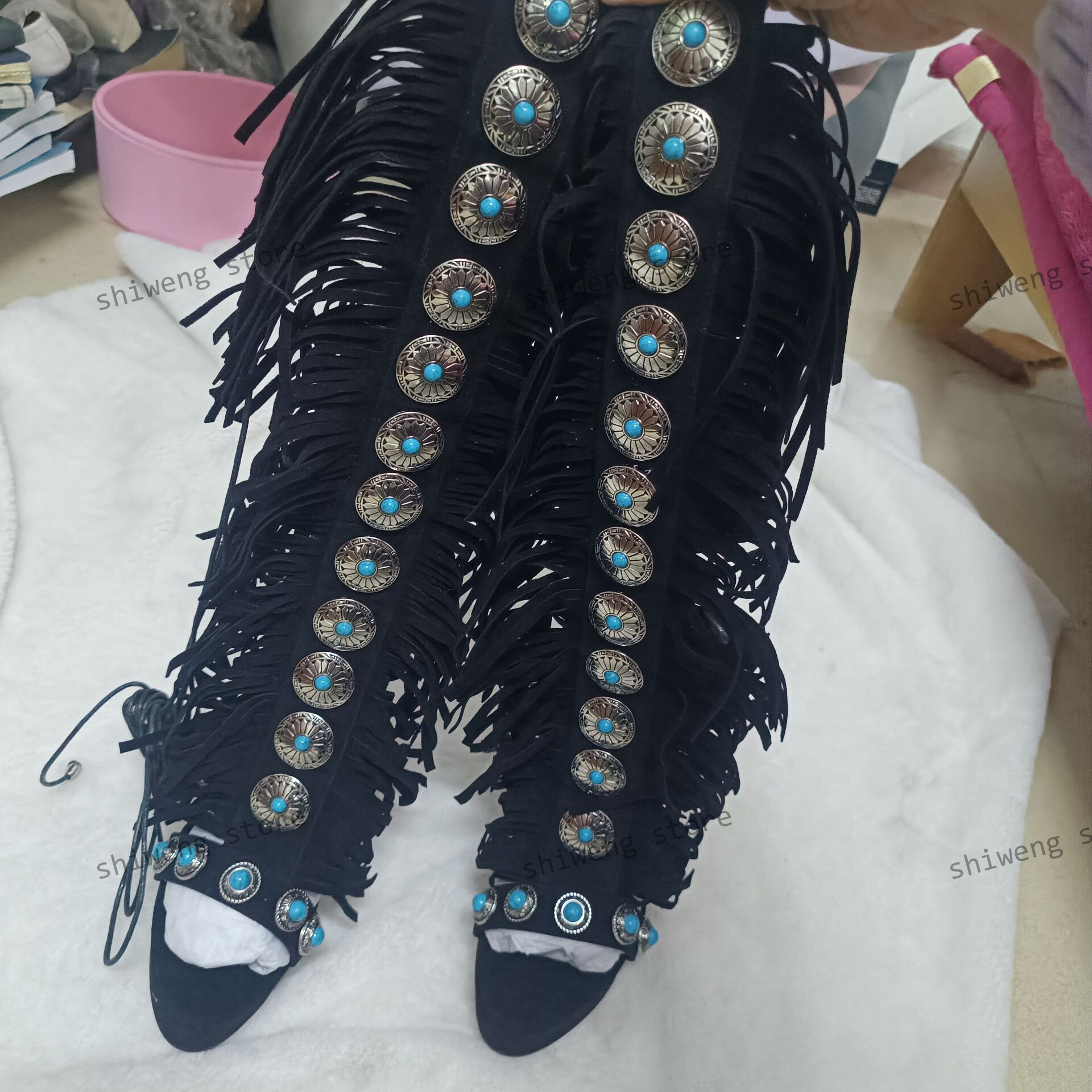 Sexy Open Toe Ladies Tassel Ge – Street Fashion Lady Bewertung und Preis