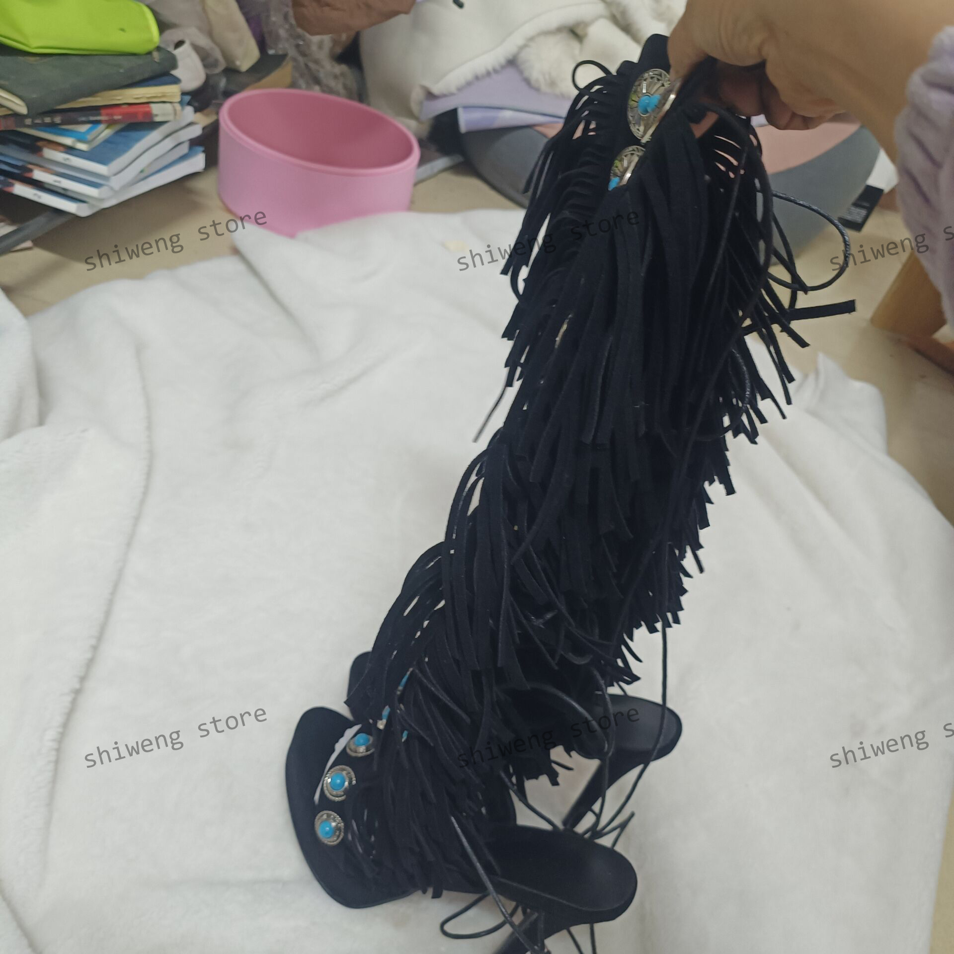 Sexy Open Toe Ladies Tassel Ge – Street Fashion Lady Bewertung und Preis