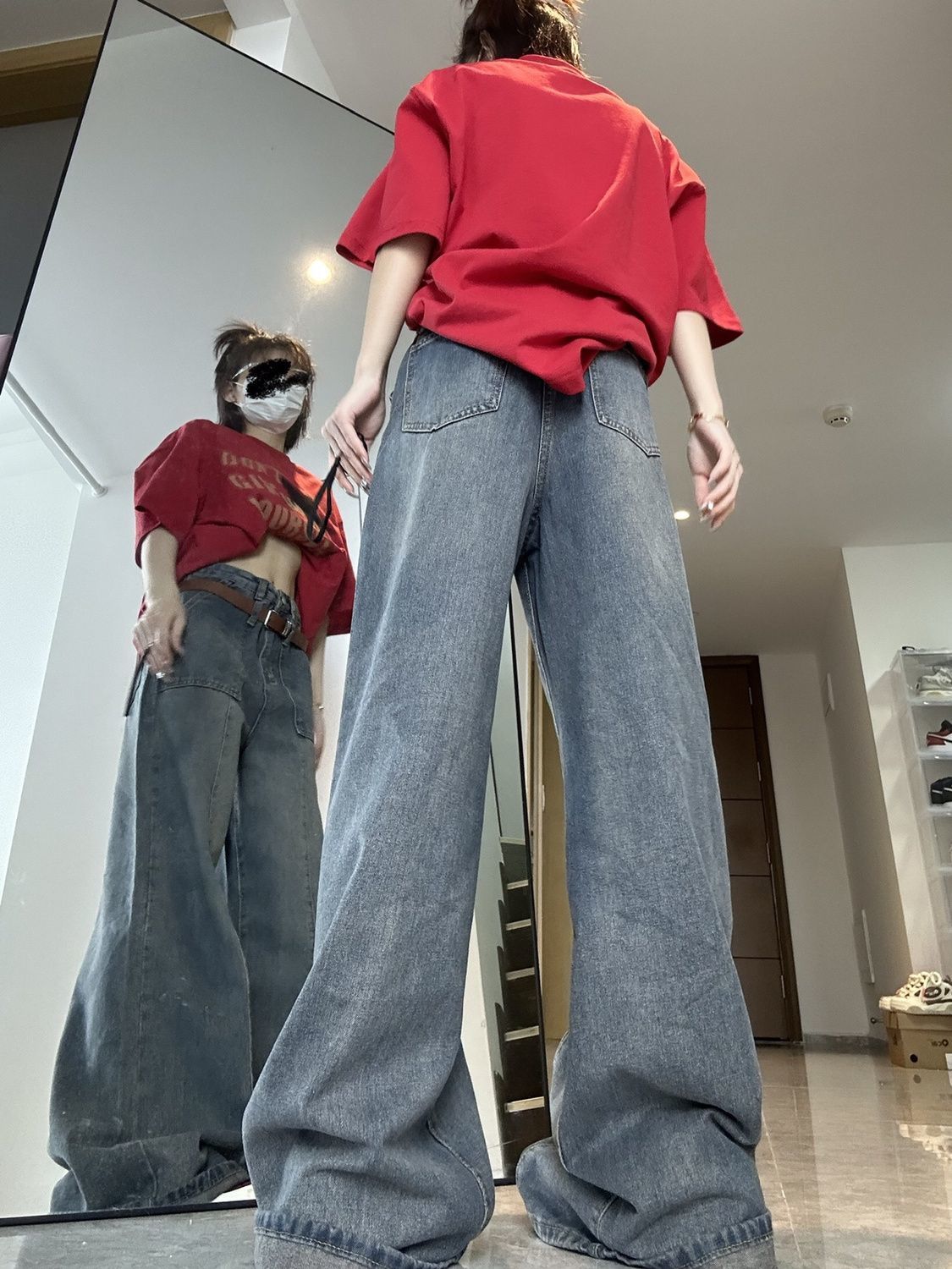 Jeans Woman Denim Trousers Kaw – Japanese Street Fashion Female Bewertung und Preis